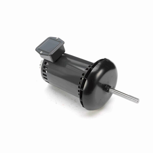 Motor 1 Hp Condenser Fans Hvac/R Motor, 1 Phase, 1200 Rpm, 200-230/460 V, 48Z Frame, Open